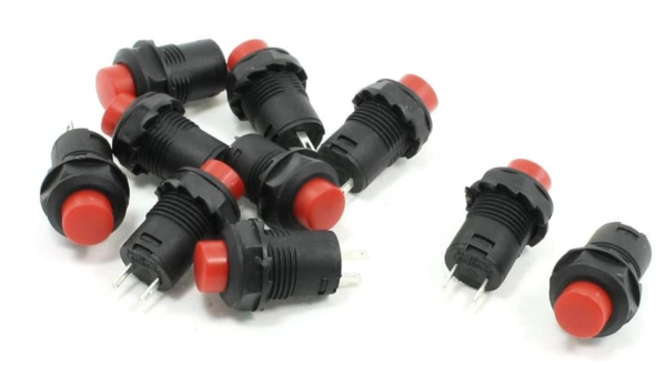 Push button switch pack of 10