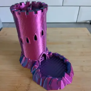 Enchanting Castle Dice Tower - Roll in Style!