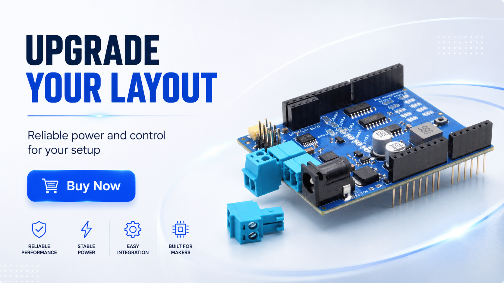 DCC-EX motor shield for model railway command stations